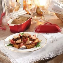 Terrine En Céramique émaillée 20,5 Cm Rouge -de Buyer Soldes Magasin 059124 3 4 Terrine en ceramique emaillee 20 5 cm rouge Mathon