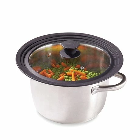 Lot 3 Poêles Avec Revêtement Dur Comme La Pierre 20 à 28 Cm Et Couvercle Multi-diamètres 5 Lot 3 Poêles Avec Revêtement Dur Comme La Pierre 20 à 28 Cm Et Couvercle Multi-diamètres – Image 3