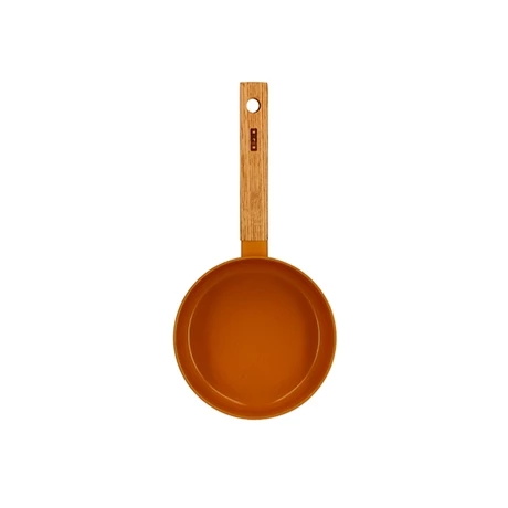 Casserole Ector Induction Aluminium Revêtu Manche En Bois 16 Cm Jaune 4 Casserole Ector Induction Aluminium Revêtu Manche En Bois 16 Cm Jaune – Image 2