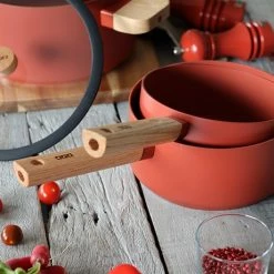 Casserole Ector Induction Aluminium Revêtu Manche En Bois 16 Cm Rouge 8 Casserole Ector Induction Aluminium Revêtu Manche En Bois 16 Cm Rouge -de Buyer Soldes Magasin 108009 2 3 Casserole Ector induction aluminium revetu manche en bois 16 cm rouge Ogo