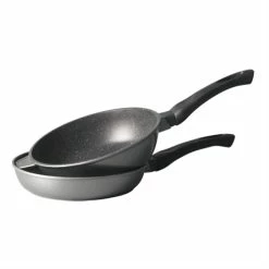 Lot 1 Poêle + 1 Sauteuse Avec Couvercle Et Revêtement Dur Comme La Pierre 28 Cm -de Buyer Soldes Magasin 10909 1 2 Lot 1 Poele 1 Sauteuse avec couvercle et revetement Dur comme la pierre 28 cm Mathon