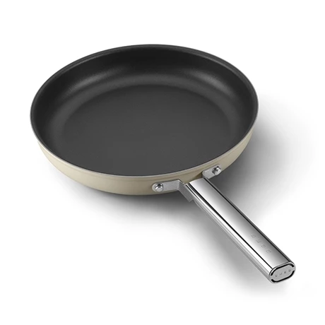 Smeg Poêle Aluminium Antiadhésive 30 Cm Crème Mat 4 Smeg Poêle Aluminium Antiadhésive 30 Cm Crème Mat – Image 2