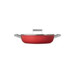 Smeg Sauteuse Aluminium Antiadhésive 28 Cm Rouge Mat Avec Couvercle En Verre Trempé 7 Smeg Sauteuse Aluminium Antiadhésive 28 Cm Rouge Mat Avec Couvercle En Verre Trempé -de Buyer Soldes Magasin 132004 2 1 Sauteuse aluminium antiadhesive 28 cm rouge mat avec couvercle en verre trempe Smeg