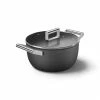 Smeg Faitout Bas Aluminium Antiadhésif 24 Cm Noir Mat Avec Couvercle En Verre Trempé -de Buyer Soldes Magasin 133002 0 1 Faitout bas aluminium antiadhesif 24 cm noir mat avec couvercle en verre trempe Smeg