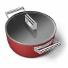 Smeg Faitout Bas Aluminium Antiadhésif 24 Cm Rouge Mat Avec Couvercle Verre Trempé -de Buyer Soldes Magasin 133003 0 1 Faitout bas aluminium antiadhesif 24 cm rouge mat avec couvercle verre trempe Smeg