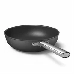 Smeg Wok Aluminium Antiadhésif 30 Cm Noir Mat -de Buyer Soldes Magasin 133005 2 4 Wok aluminium antiadhesif 30 cm noir mat Smeg