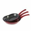 Lot De 3 Poêles Antiadhérentes Prestige Rubis 20, 24 Et 28 Cm
