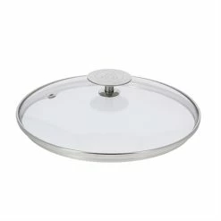 De Buyer Couvercle En Verre Cerclé Inox 14 Cm