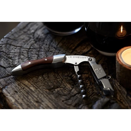 Le Creuset Sommelier Double Levier Bois Véritable 4 Le Creuset Sommelier Double Levier Bois Véritable – Image 2