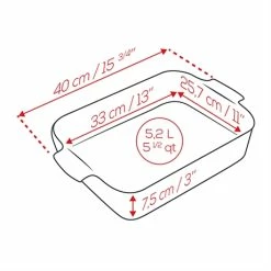 Peugeot Plat Four Rectangulaire Rouge Céramique 40 Cm -de Buyer Soldes Magasin 201224 1 2 Plat four rectangulaire rouge ceramique 40 cm Peugeot