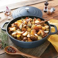 Cocotte Légère Basse Ronde En Fonte D'aluminium 28 Cm 4,1 L Coloris Noir 8 Cocotte Légère Basse Ronde En Fonte D'aluminium 28 Cm 4,1 L Coloris Noir -de Buyer Soldes Magasin 203003 2 4 Cocotte legere basse ronde en fonte d aluminium 28 cm 4 1 L coloris noir Mathon