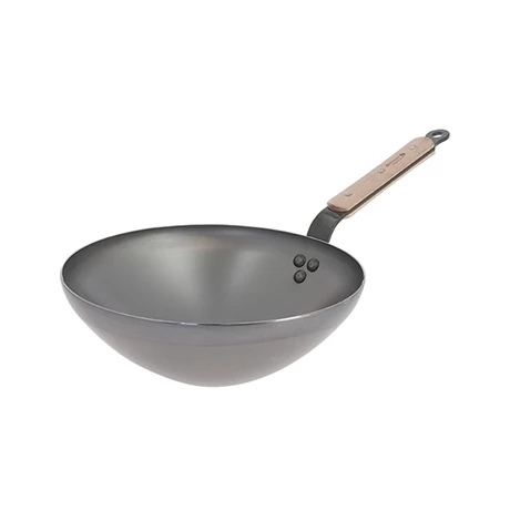 De Buyer Wok Minéral B Bois 28 Cm 3 De Buyer Wok Minéral B Bois 28 Cm