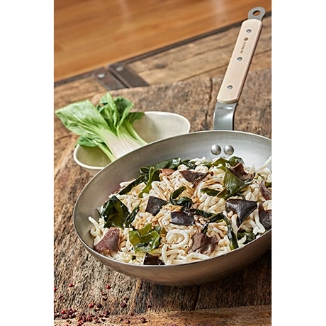 De Buyer Wok Minéral B Bois 28 Cm 4 De Buyer Wok Minéral B Bois 28 Cm – Image 2