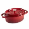 Cocotte En Fonte Ovale 29 Cm 4 L Rouge -de Buyer Soldes Magasin 213176 0 7 Cocotte en fonte ovale 29 cm 4 L rouge Mathon
