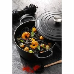 Le Creuset Cocotte Fonte Rond 24 Cm Noir -de Buyer Soldes Magasin 213178 2 2 Cocotte fonte rond 24 cm noir Le Creuset