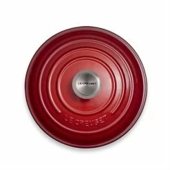 Le Creuset Cocotte Fonte Rond 26 Cm Cerise -de Buyer Soldes Magasin 213184 1 3 Cocotte fonte rond 26 cm cerise Le Creuset