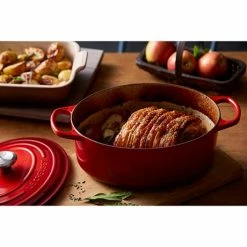 Le Creuset Cocotte Fonte Ovale Cerise 27 Cm -de Buyer Soldes Magasin 213196 1 2 Cocotte fonte ovale cerise 27 cm Le Creuset