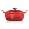 Le Creuset Cocotte Fonte Rond Plume 28 Cm 3,9 L Rouge -de Buyer Soldes Magasin 21605 0 2 Cocotte fonte rond Plume 28 cm 3 9 L rouge Le Creuset