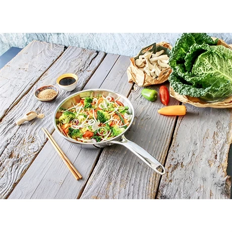 Poêle Sautoir Inox Castel'Pro 24 Cm 6 Poêle Sautoir Inox Castel'Pro 24 Cm – Image 4