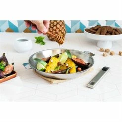 Poêle Inox Strate 26 Cm 9 Poêle Inox Strate 26 Cm -de Buyer Soldes Magasin 271142 3 4 Poele inox Strate 26 cm Cristel