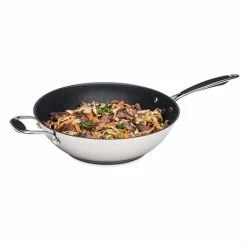 Wok Inox Antiadhérent 30 Cm Excell'Inox 7 Wok Inox Antiadhérent 30 Cm Excell'Inox -de Buyer Soldes Magasin 272030 2 2 Wok inox antiadherent 30 cm Excell Inox Mathon