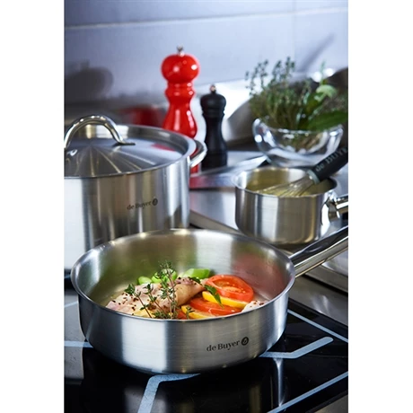 De Buyer Sauteuse Bord Droit Inox 24 Cm Prim'Appety 4 De Buyer Sauteuse Bord Droit Inox 24 Cm Prim'Appety – Image 2