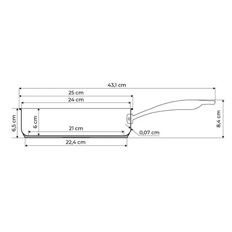 Sauteuse Antiadhérente Inox Excell'Inox 24 Cm 7 Sauteuse Antiadhérente Inox Excell'Inox 24 Cm – Image 5