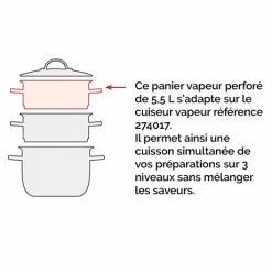 Panier Pour Cuiseur Vapeur Inox 26 Cm -de Buyer Soldes Magasin 274019 2 5 Panier pour cuiseur vapeur inox 26 cm Mathon