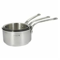 De Buyer Set De 3 Casseroles Milady 16, 18 Et 20 Cm