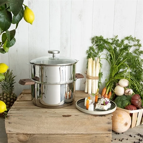 Cuiseur Biome 20 Cm Anses En Bois D'olivier 3 Cuiseur Biome 20 Cm Anses En Bois D'olivier