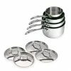 BEKA Lot De 4 Casseroles Et 4 Couvercles Chef De 14 à 20 Cm -de Buyer Soldes Magasin 279098 0 1 Lot de 4 casseroles et 4 couvercles Chef de 14 a 20 cm Beka