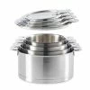 Lot De 4 Casseroles Et 4 Couvercles Strate De 14 à 20 Cm
