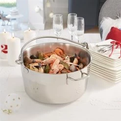 Lot Bassine à Confiture Inox 30 Cm Et Entonnoir 14 Cm -de Buyer Soldes Magasin 279114 1 1 Lot bassine a confiture inox 30 cm et entonnoir 14 cm Mathon