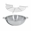 Lot Wok Inox Et Grille Casteline 28 Cm -de Buyer Soldes Magasin 279124 0 1 Lot Wok inox et grille Casteline 28 cm Cristel