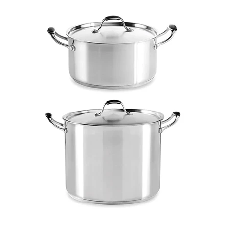Set De Deux Faitouts En Inox Avec Couvercle 24 Cm Et 28 Cm Excell’inox 3 Set De Deux Faitouts En Inox Avec Couvercle 24 Cm Et 28 Cm Excell’inox