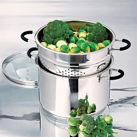 Marmite Haute Rapid Cook Avec Couvercle Et élément Vapeur 26 Cm 8,5 L 3 Marmite Haute Rapid Cook Avec Couvercle Et élément Vapeur 26 Cm 8,5 L