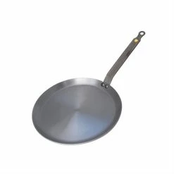 De Buyer Poêle à Crêpes Tôle D'acier Blanc Mineral B Element 30 Cm