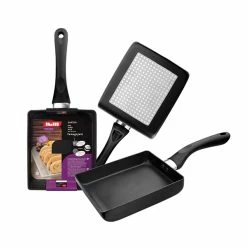 Ibili Poêle Carrée Spéciale Omelette 18 Cm