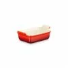 Le Creuset Plat Rectangulaire Céramique 19 Cm Cerise -de Buyer Soldes Magasin 301013 0 1 Plat rectangulaire ceramique 19 cm Cerise Le Creuset