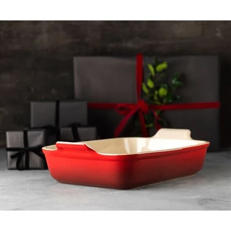 Le Creuset Plat Rectangulaire Céramique 19 Cm Cerise 5 Le Creuset Plat Rectangulaire Céramique 19 Cm Cerise – Image 3