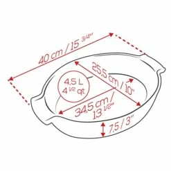 Peugeot Plat à Four Ovale Appolia 40 Cm Ardoise -de Buyer Soldes Magasin 301331 1 2 Plat a four ovale Appolia 40 cm ardoise Peugeot