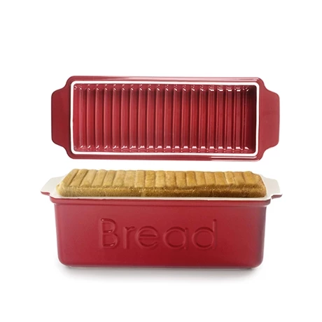 Ibili Moule à Pain Avec Couvercle Rouge 3 Ibili Moule à Pain Avec Couvercle Rouge