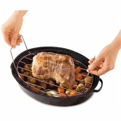 Lot Roaster 2 4 Personnes Avec Grille 7 Lot Roaster 2 4 Personnes Avec Grille -de Buyer Soldes Magasin 38910 2 2 Lot Roaster 2 4 personnes avec grille Graniteware