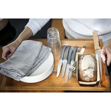 Opinel Coffret 4 Couteaux De Table Lame Micro-dentée 11 Cm Bon Appétit Plus Anthracite 6 Opinel Coffret 4 Couteaux De Table Lame Micro-dentée 11 Cm Bon Appétit Plus Anthracite – Image 4