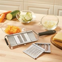 Mandoline Multifonctions 3 Lames Interchangeables Inox -de Buyer Soldes Magasin 470054 2 5 Mandoline multifonctions 3 lames interchangeables inox Mathon