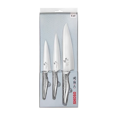Kai Set 3 Couteaux De Cuisine SHOSO 12 15 18cm 3 Kai Set 3 Couteaux De Cuisine SHOSO 12 15 18cm