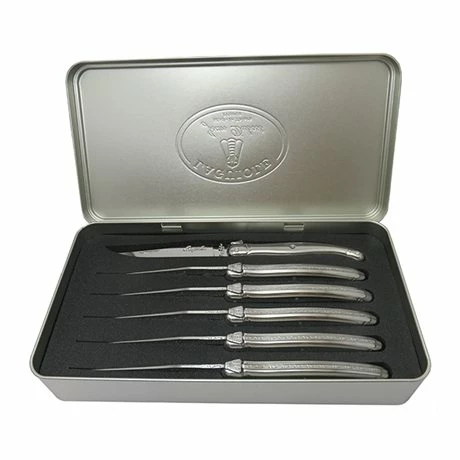 Coffret 6 Couteaux à Steak Laguiole Inox 3 Coffret 6 Couteaux à Steak Laguiole Inox