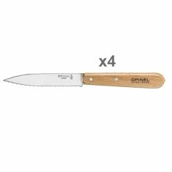 Opinel Set 4 Couteaux Office Lames Crantées Inox 10 Cm Couleur Naturel -de Buyer Soldes Magasin 471908 1 1 Set 4 couteaux office lames crantees inox 10 cm couleur naturel Opinel