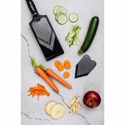 Microplane Mandoline En V Réglable Avec Lame à Julienne -de Buyer Soldes Magasin 478018 2 2 Mandoline en V reglable avec lame a julienne Microplane