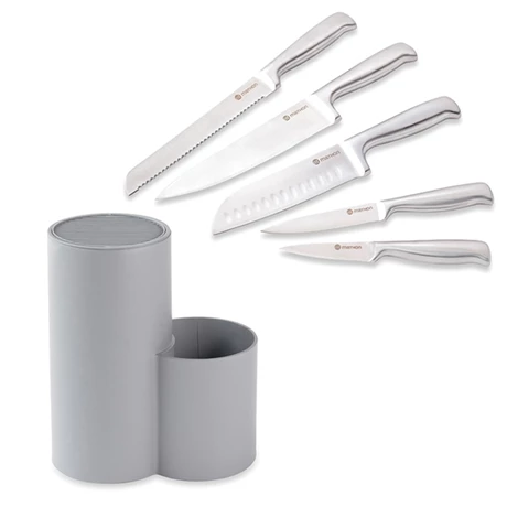 Lot Bloc Couteaux Universel Avec Porte-ustensiles Et Set De 5 Couteaux 3 Lot Bloc Couteaux Universel Avec Porte-ustensiles Et Set De 5 Couteaux